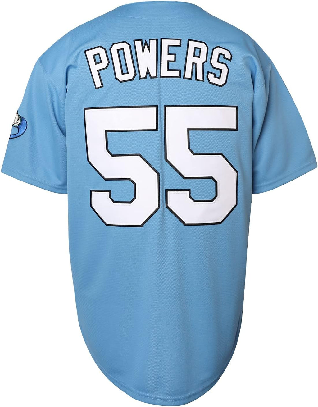 Kenny Powers Baseball Jersey #55 Myrtle Beach Mermen Stitched Men Movie Baseball Jersey Blue Green S-3XL