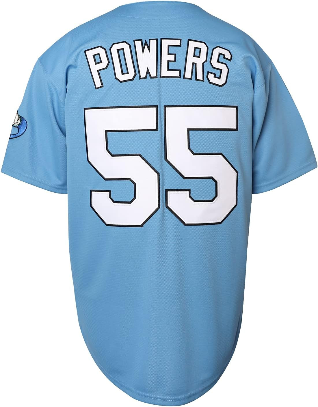 Kenny Powers Baseball Jersey #55 Myrtle Beach Mermen Stitched Men Movie Baseball Jersey Blue Green S-3XL