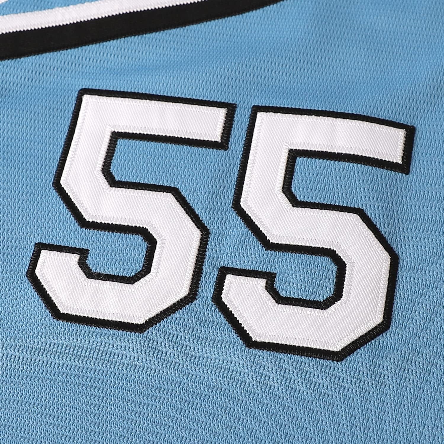 Kenny Powers Baseball Jersey #55 Myrtle Beach Mermen Stitched Men Movie Baseball Jersey Blue Green S-3XL