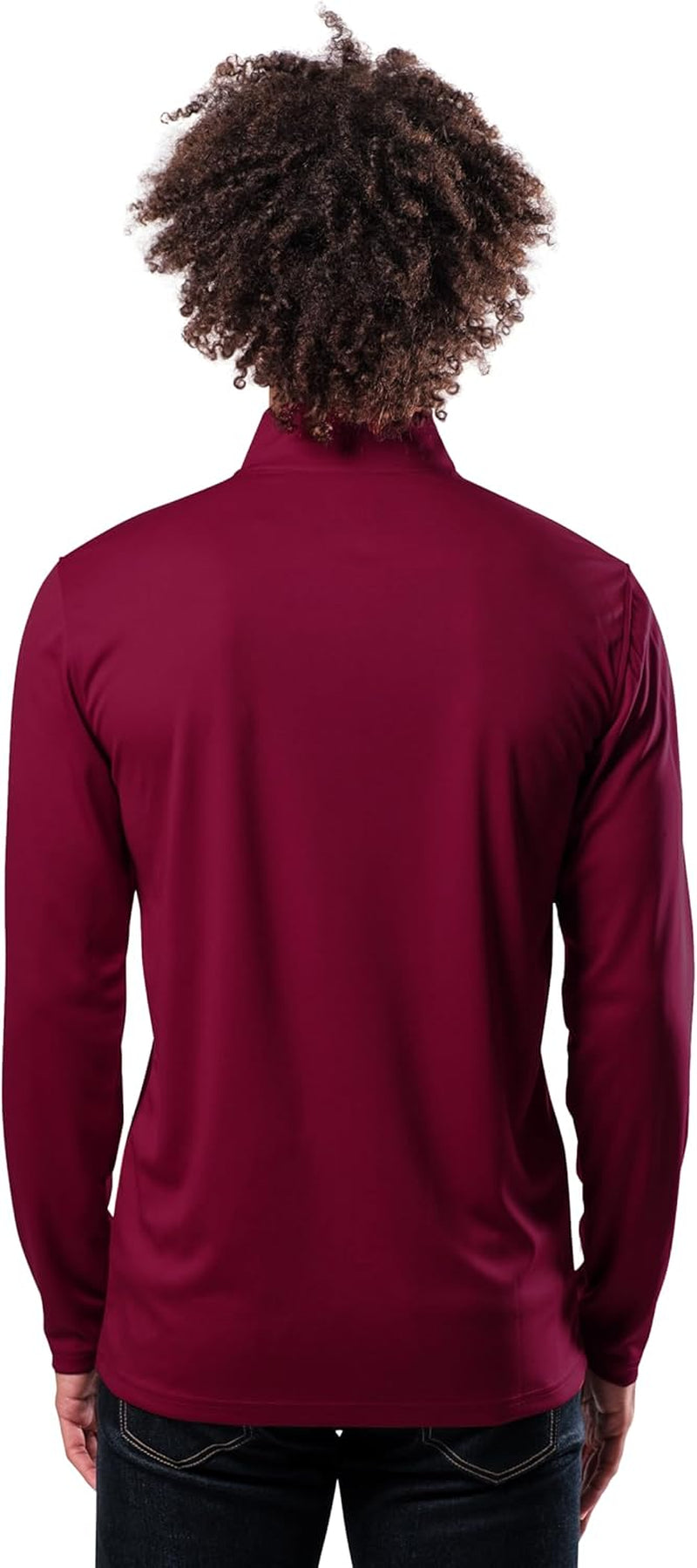 NBA Mens Quarter Zip Pullover Long Sleeve Tee