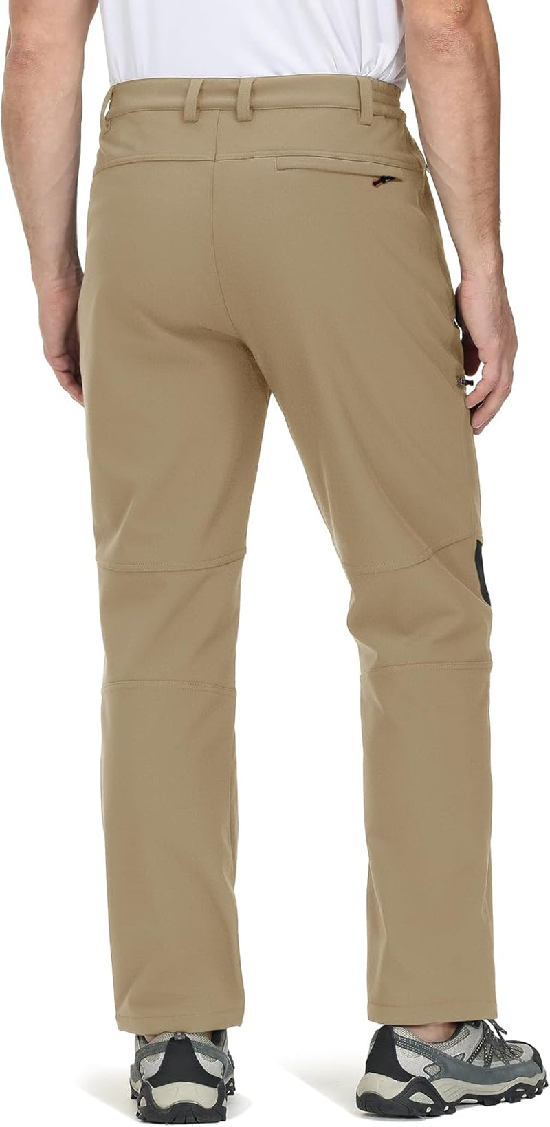 Men'S Snow Ski Pants Windproof Snowboard Pants for Men Water Resistant Hiking Pants Fleece Lined Winter Working