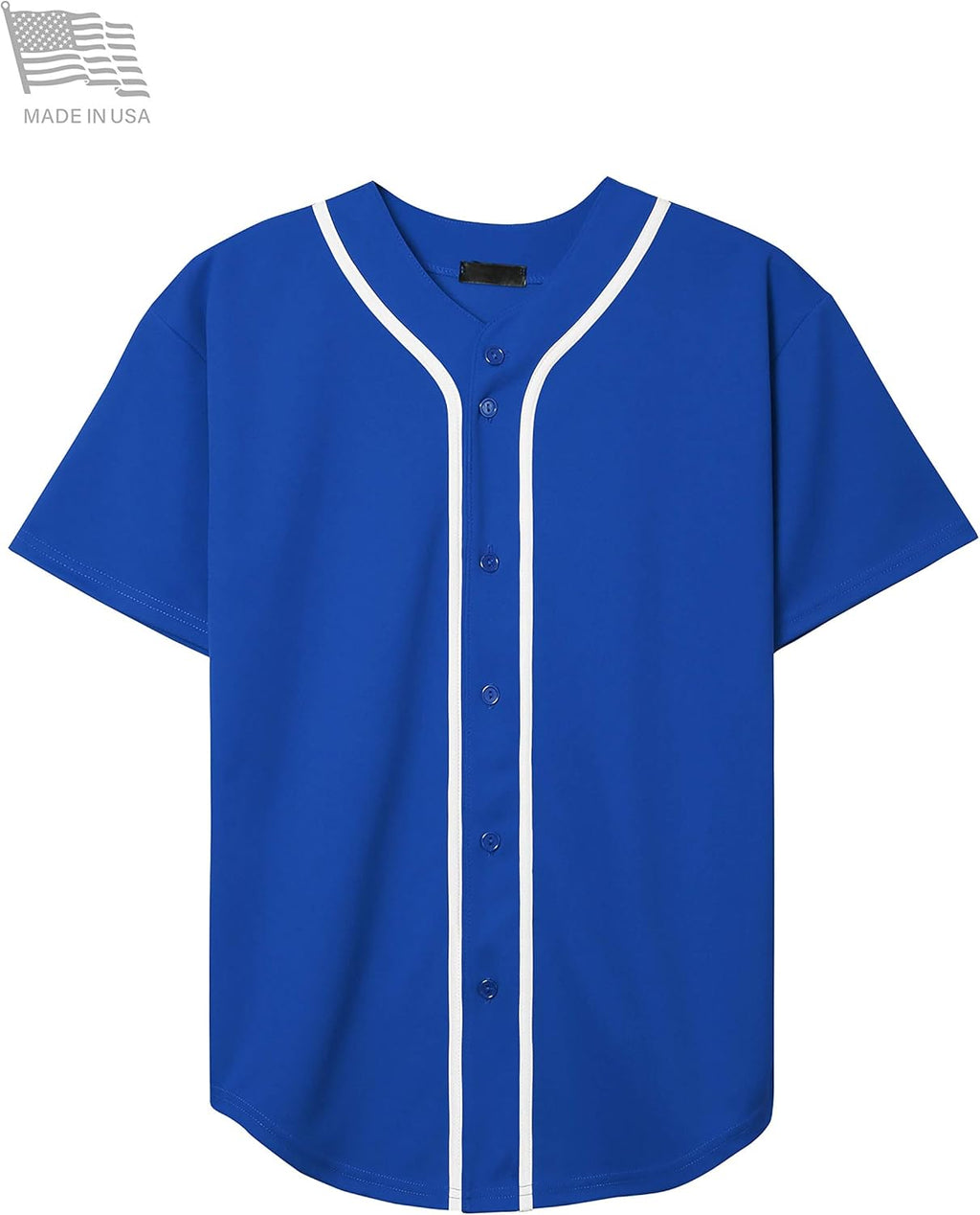 Mens Baseball Button down Jersey Hipster Hip Hop T Shirts