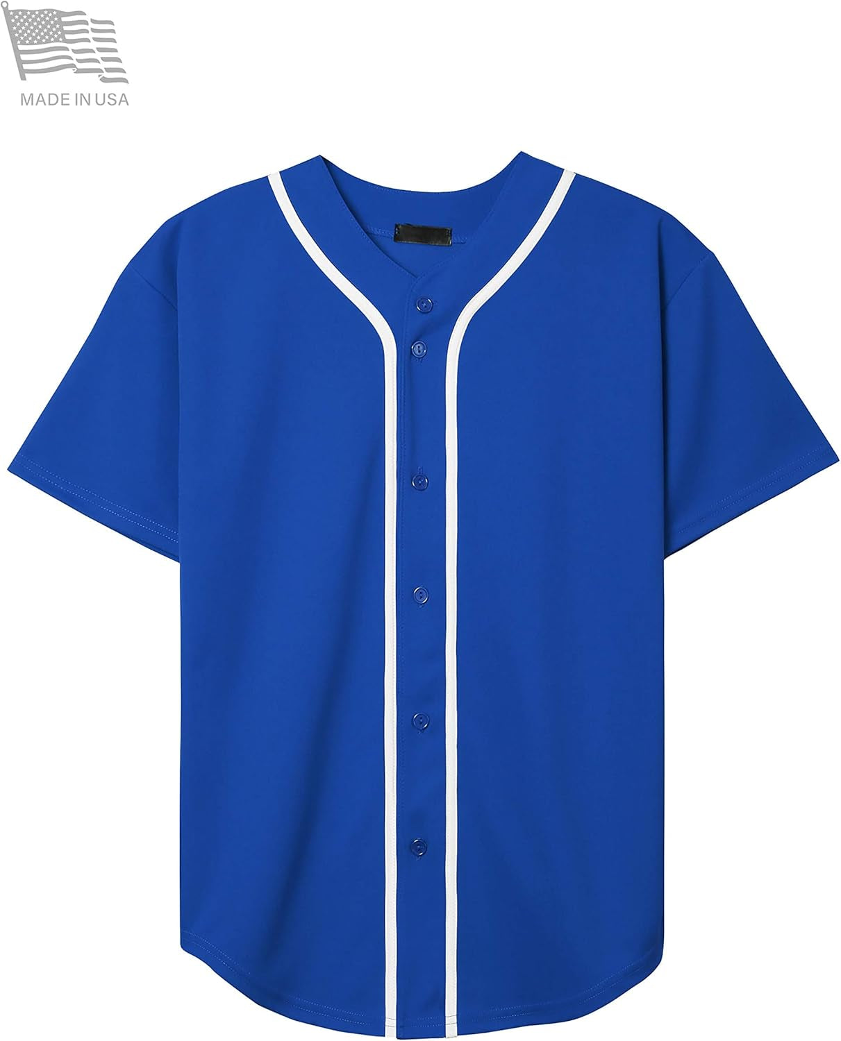 Mens Baseball Button down Jersey Hipster Hip Hop T Shirts