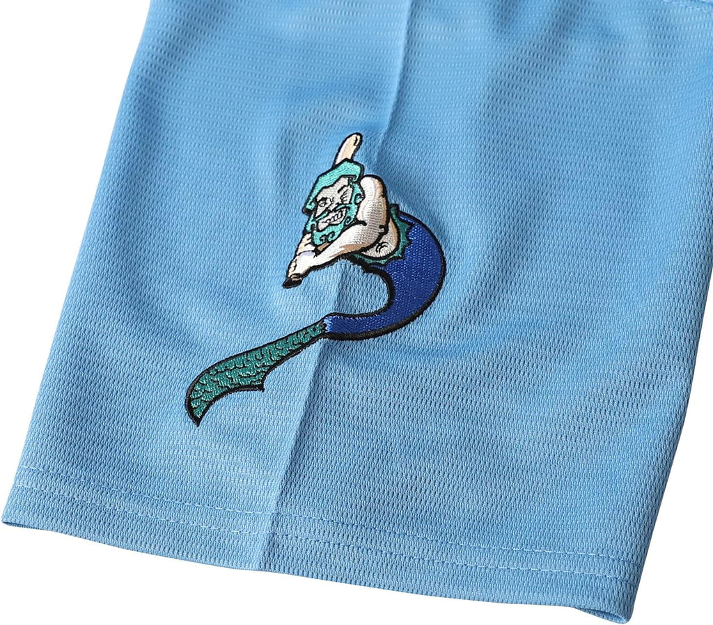 Kenny Powers Baseball Jersey #55 Myrtle Beach Mermen Stitched Men Movie Baseball Jersey Blue Green S-3XL